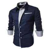 Long Sleeve Slim Fit Men Shirt