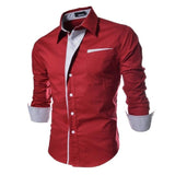 Long Sleeve Slim Fit Men Shirt