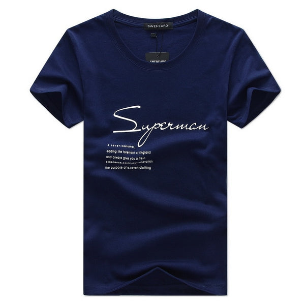SWENEARO O Neck Men T-Shirt