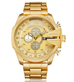 CAGARNY Luxury Brand Men Clock