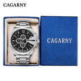 CAGARNY Luxury Brand Men Clock
