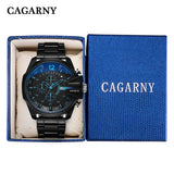 CAGARNY Luxury Brand Men Clock