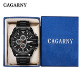 CAGARNY Luxury Brand Men Clock